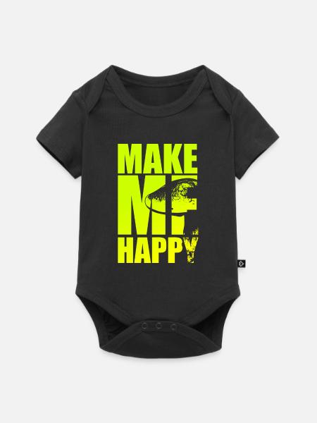 Pilze Pilzsammler - Baby Premium Kurzarmbody - Schwarz