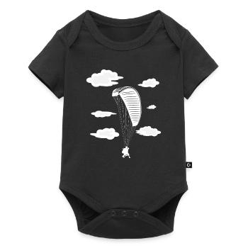 Pilote de parapente parapente - Body à manches courtes Premium Bébé - noir - Devant
