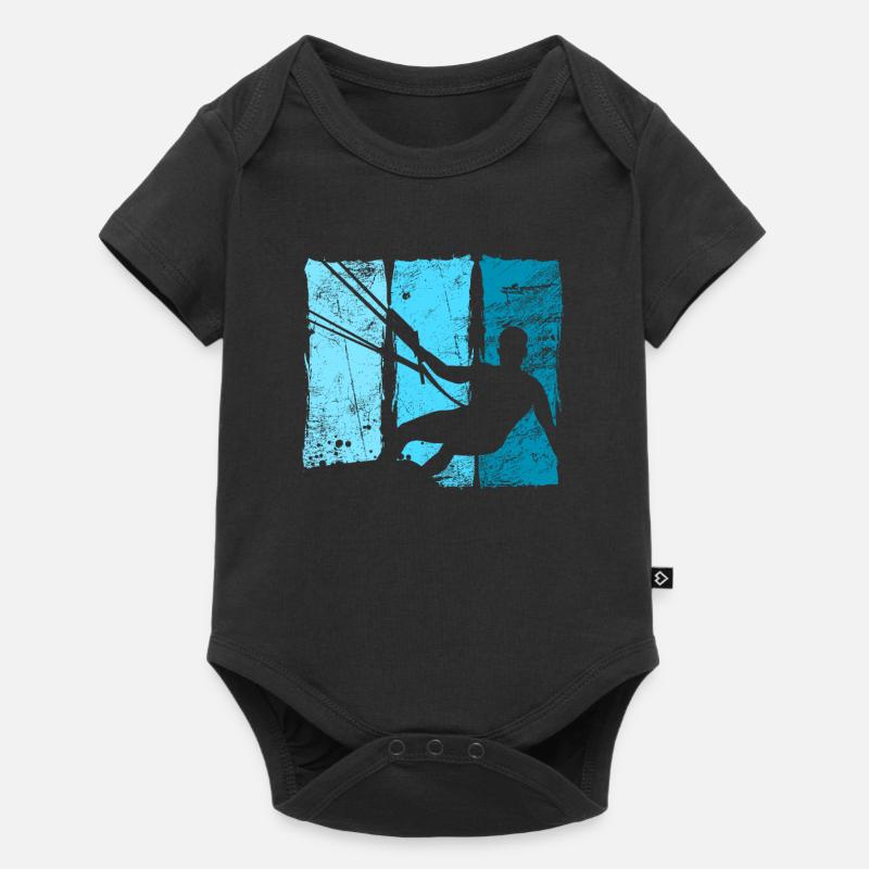 Kiteboard - Baby Premium Kurzarmbody - Schwarz