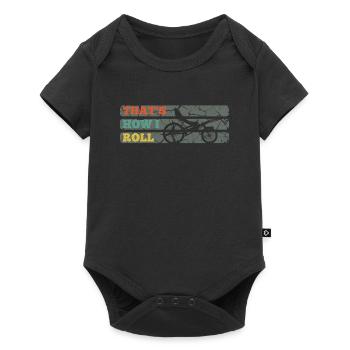 Tour à vélo - Body à manches courtes Premium Bébé - noir - Devant