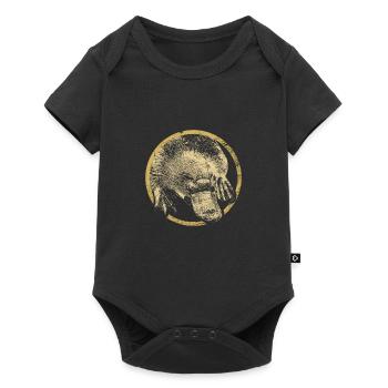 Funny platypus Australia - Baby Premium short-sleeve bodysuit - black - Front