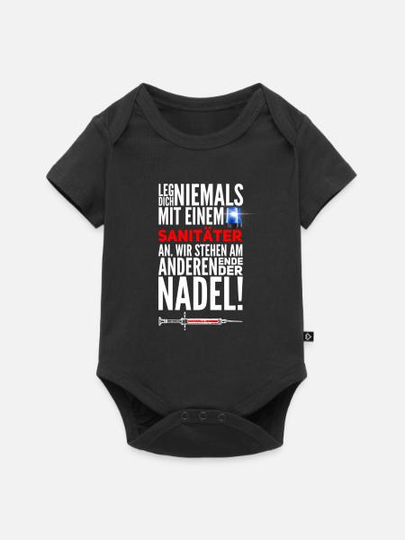 Technischen Rettungssanitäter - Baby Premium Kurzarmbody - Schwarz