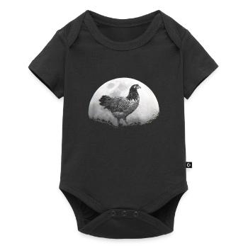 Barbican poultry chicken farmer - Baby Premium short-sleeve bodysuit - black - Front