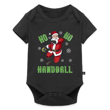 Ho Ho Handball Santa Claus handball coach - Baby Premium short-sleeve bodysuit - black - Front