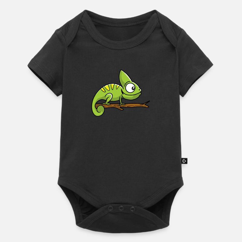 caméléon - Body à manches courtes Premium Bébé - noir