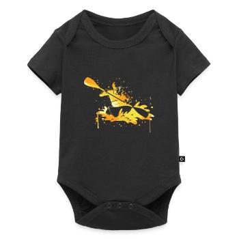 Kayak Kayak Kayaker - Baby Premium short-sleeve bodysuit - black - Front