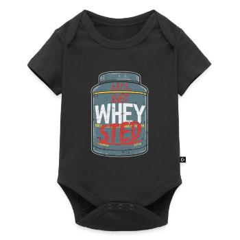 Bodybuilding - Baby Premium short-sleeve bodysuit - black - Front