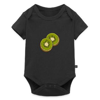 kiwi - Baby Premium short-sleeve bodysuit - black - Front