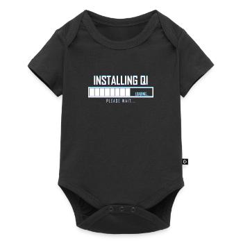 Qigong Installing Qi Gong Chigong - Baby Premium short-sleeve bodysuit - black - Front