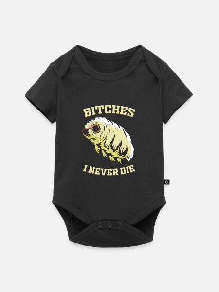 Tardigrade I Never Die Water Bear Microbiology - Baby Premium short-sleeve bodysuit - black