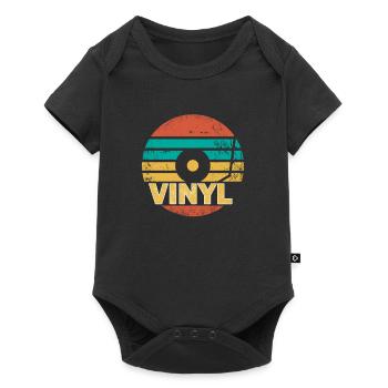 Vinyl record - Baby Premium short-sleeve bodysuit - black - Front