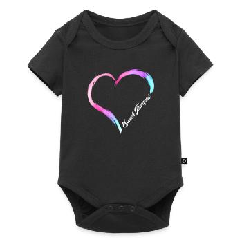 Speech therapist heart speech therapist speech therapist - Baby Premium short-sleeve bodysuit - black - Front