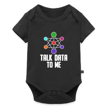 Data Science Analyst Data Scientist - Baby Premium Kurzarmbody - Schwarz - Vorne