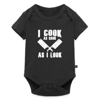 Cook chef home cook kitchen chef chef cook - Baby Premium short-sleeve bodysuit - black - Front