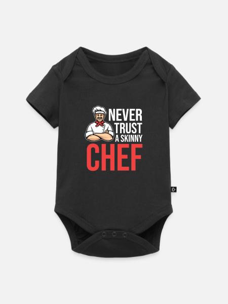 Koch Küchenchef Hobbykoch Küche Chef Chefkoch - Premium kortærmet baby-body  - sort