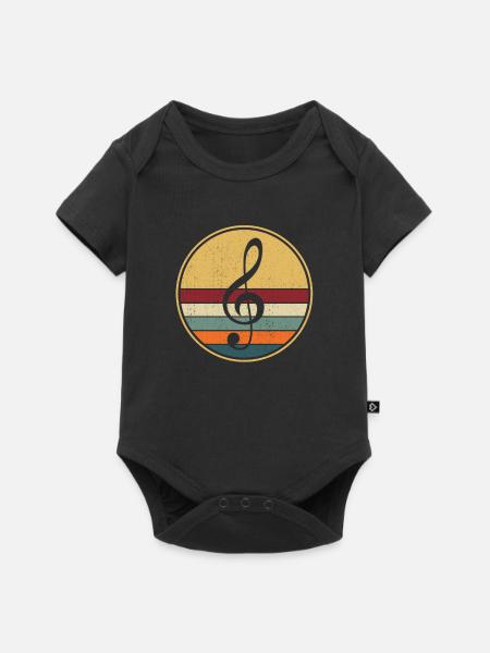 Choir rehearsal choir singers singing - Baby Premium short-sleeve bodysuit - black