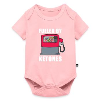 Keto Diète Ketogen Ketose Hydrates de carbone - Body à manches courtes Premium Bébé - rose - Devant