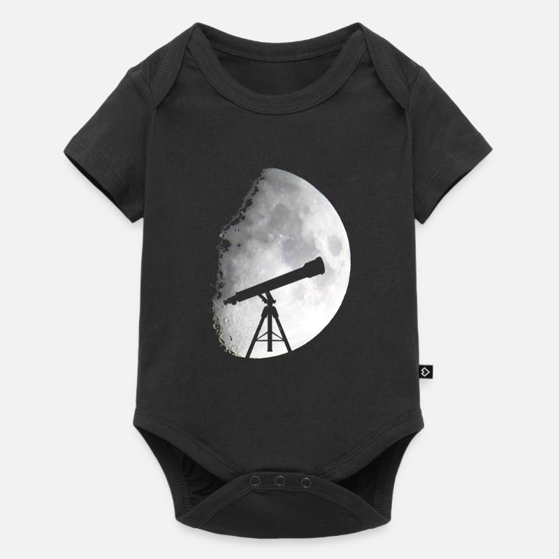 Telescope Space - Baby Premium short-sleeve bodysuit - black
