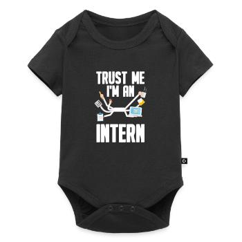 Traineeship Intern - Baby Premium short-sleeve bodysuit - black - Front