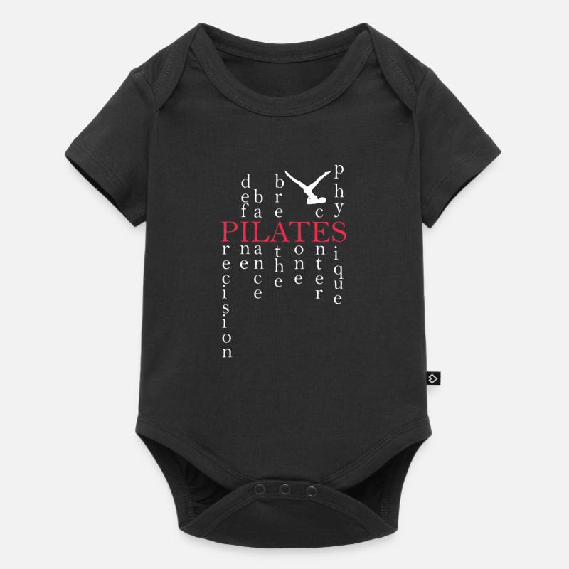 Pilates - Body à manches courtes Premium Bébé - noir