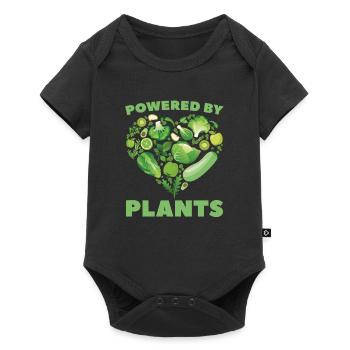 Légumes végétarien végétarien - Body à manches courtes Premium Bébé - noir - Devant