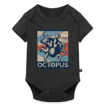 Pieuvres - Body à manches courtes Premium Bébé - noir - Devant