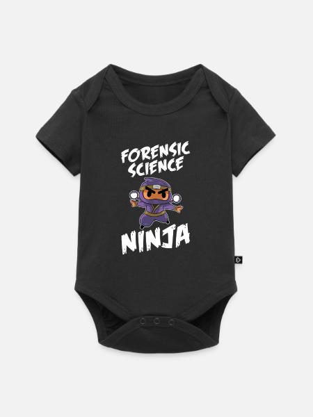 Forensik Forensiker - Baby Premium Kurzarmbody - Schwarz