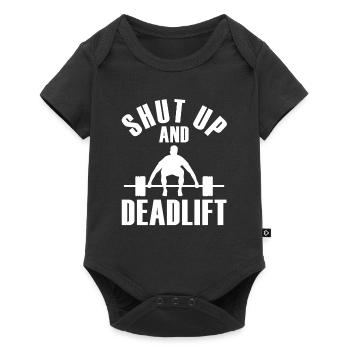 Trois-combats Powerlifting Powerlifter - Body à manches courtes Premium Bébé - noir - Devant