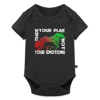 Stock Day Trading Exchange Forex Stock Trader - Baby Premium short-sleeve bodysuit - black - Front