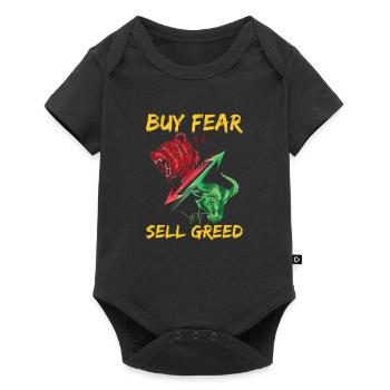 Stock Day Trading Exchange Forex Stock Trader - Baby Premium short-sleeve bodysuit - black - Front