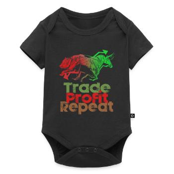 Stock Day Trading Exchange Forex Stock Trader - Baby Premium short-sleeve bodysuit - black - Front
