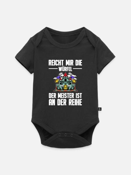 Brettspiel - Baby Premium Kurzarmbody - Schwarz