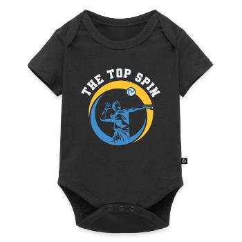 Volleyball Beach Volleyball - Baby Premium short-sleeve bodysuit - black - Front