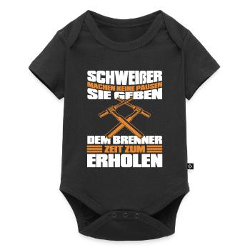 Welder Metalworker Welding Metal Construction - Baby Premium short-sleeve bodysuit - black - Front
