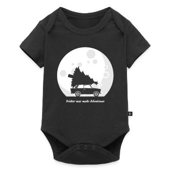 Früher war mehr Abenteuer (Trabi-Edition) - Baby Premium Kurzarmbody - Schwarz - Vorne