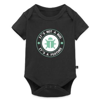 Programmierer Coder Software Entwickler - Baby Premium Kurzarmbody - Schwarz - Vorne
