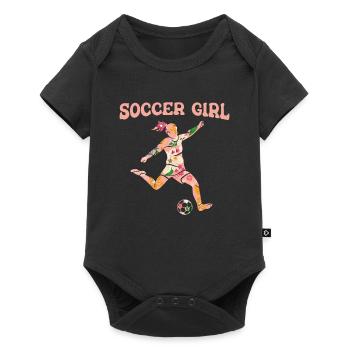 Football Football - Body à manches courtes Premium Bébé - noir - Devant