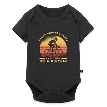 Road Bike Bicycle Road Cyclist Cycling Cyclist - Baby Premium short-sleeve bodysuit - black - Front