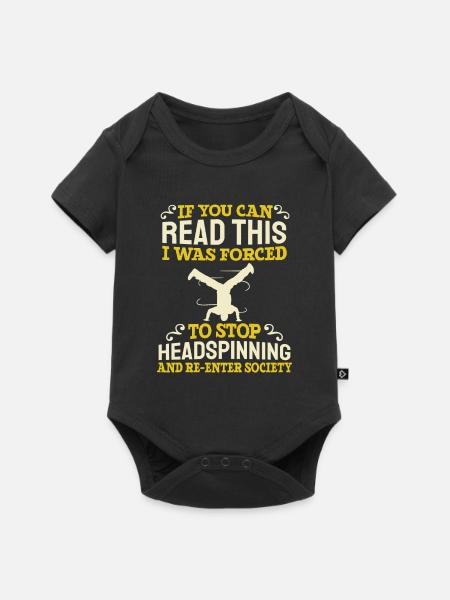 Breakdance Breakdancer Breakdancing - Baby Premium short-sleeve bodysuit - black