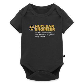 Physik Physiker - Baby Premium Kurzarmbody - Schwarz - Vorne
