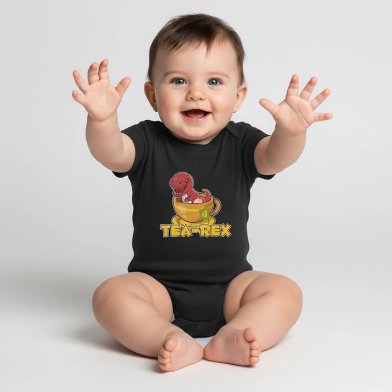 T-Rex Tee Rex Tea Rex Baby Premium Kurzarmbody
