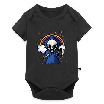 Rétro Gothique Vintage Goth Occulte - Body à manches courtes Premium Bébé - noir - Devant