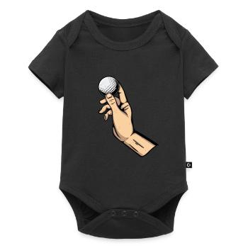 Golf Golfeur Golfeur Golf Golf Terrain - Body à manches courtes Premium Bébé - noir - Devant