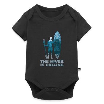 Kajak Kayak - Body à manches courtes Premium Bébé - noir - Devant