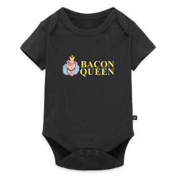 Bacon Bacon Breakfast - Baby Premium short-sleeve bodysuit - black - Front
