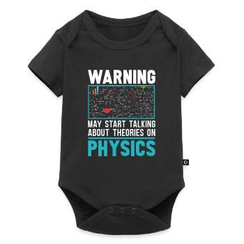 Physik Physiker - Baby Premium Kurzarmbody - Schwarz - Vorne