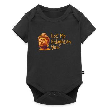 Buddha Buddhist Buddhism - Baby Premium short-sleeve bodysuit - black - Front
