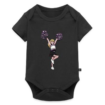 Cheerleading Cheerleader - Baby Premium short-sleeve bodysuit - black - Front