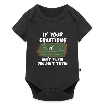 Mathématiques Mathématiques - Body à manches courtes Premium Bébé - noir - Devant