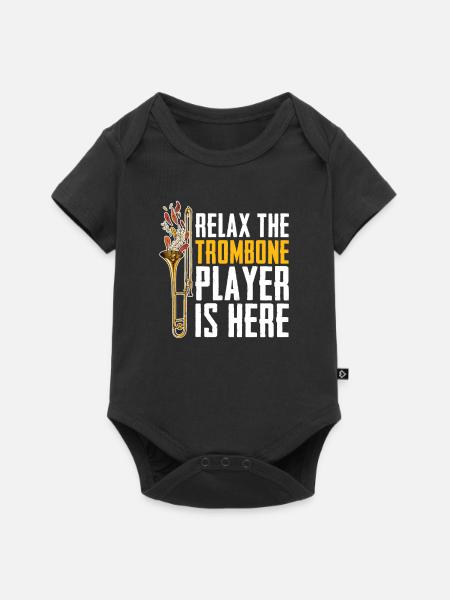 Jazz - Baby Premium Kurzarmbody - Schwarz